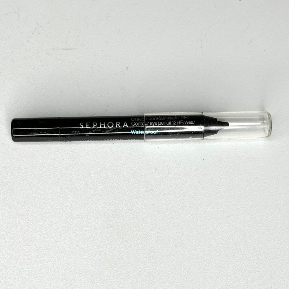 Sephora Contour Eye Liner Pencil 01 Black Lace Matte 12hr Travel .017oz .48g New